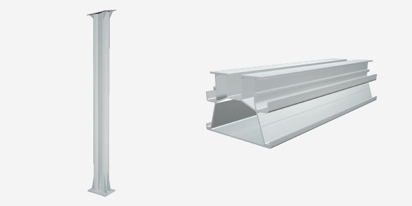 单立柱太阳能车棚支架系统组件-1 单立柱太阳能车棚支架系统组件-1