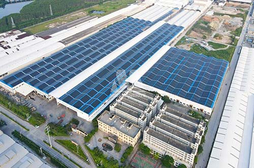 YABO鸭脖助力嘉俊陶瓷21.5MW屋顶项目成功发电！