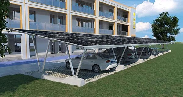 YABO鸭脖双V结构车棚系统