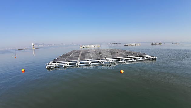 YABO鸭脖海上漂浮式光伏系统实证应用