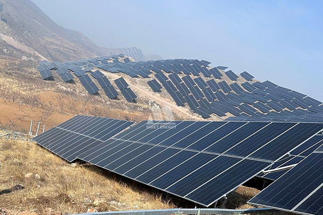 YABO鸭脖80MW光伏电站案例