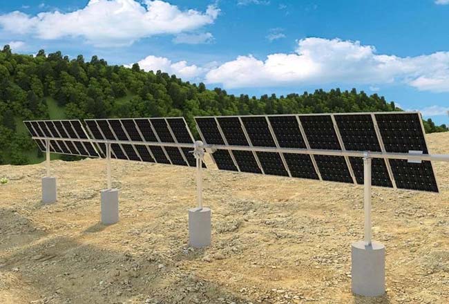 YABO鸭脖光伏跟踪支架