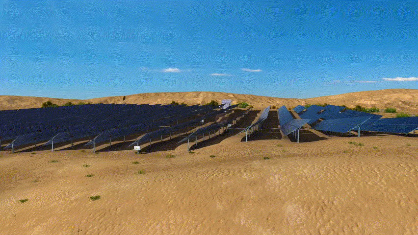 YABO鸭脖智能平单轴追踪系统